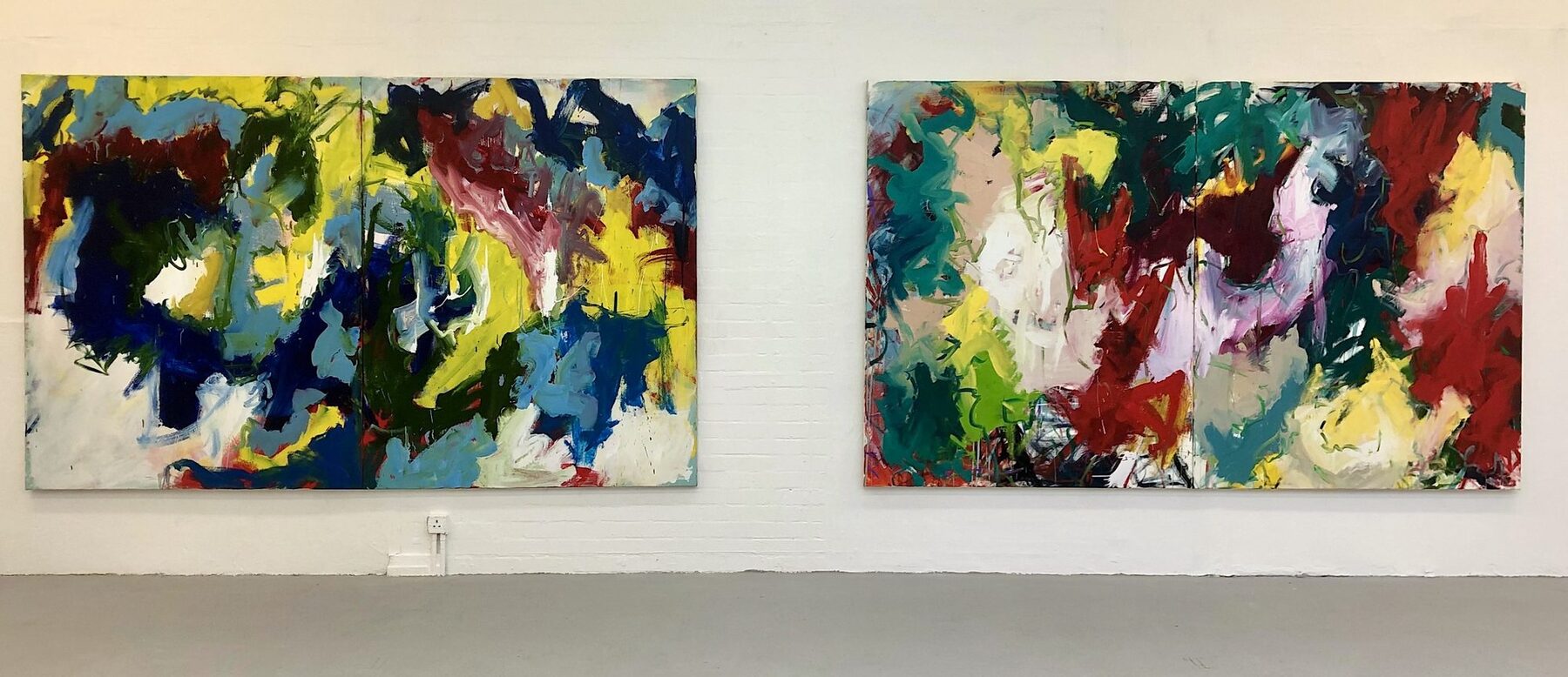 Installation view &mdash; Something Must Break and There's No Turning Back